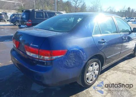 2004 Honda Accord 2.4 Lx из США, поврежденный, VIN 1HGCM56354A045243